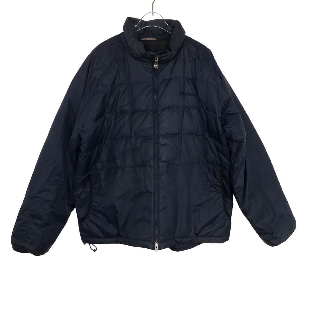 Timberland Men's Navy Blue Down Puffer Jacket Parka Coat XL